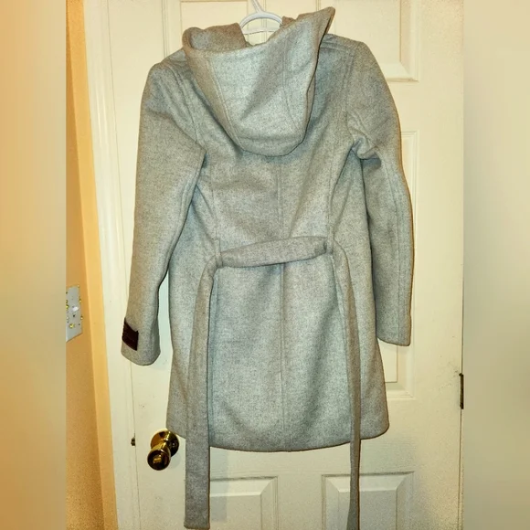 WILFRED - Wool Coat Grey - Picture 3 of 9